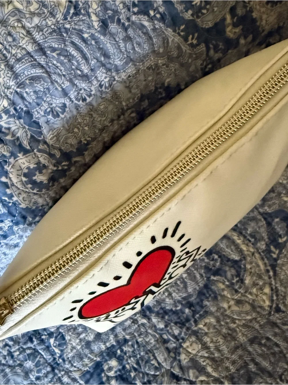 Clarisonic Keith Haring Love Travel Makeup Bag